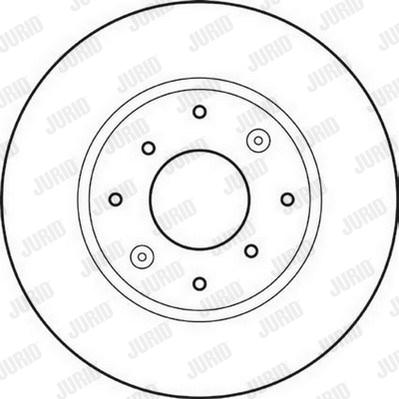 Jurid 561622J - Гальмівний диск autocars.com.ua