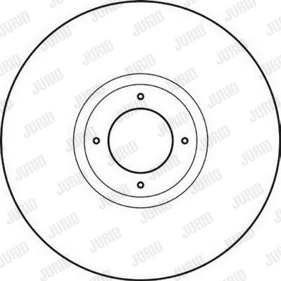 Jurid 561623JC-1 - Гальмівний диск autocars.com.ua