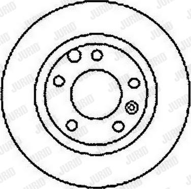 Jurid 561627J - Гальмівний диск autocars.com.ua