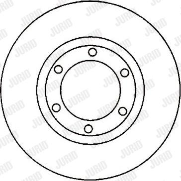 Jurid 561640J - Тормозной диск autodnr.net