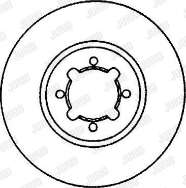 Jurid 561646J - Гальмівний диск autocars.com.ua