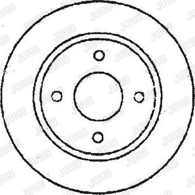 Jurid 561663JC-1 - Гальмівний диск autocars.com.ua