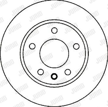 Jurid 561669J - Гальмівний диск autocars.com.ua