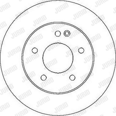 Jurid 561697J-1 - Гальмівний диск autocars.com.ua