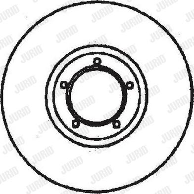 Jurid 561699J - Гальмівний диск autocars.com.ua