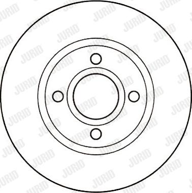 Jurid 561710J-1 - Гальмівний диск autocars.com.ua