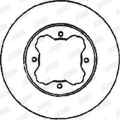 Jurid 561712J - Тормозной диск avtokuzovplus.com.ua