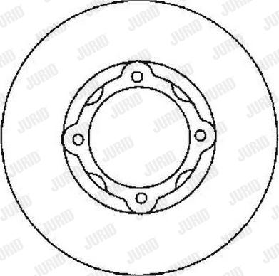 Jurid 561715J - Гальмівний диск autocars.com.ua