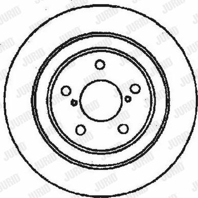 Jurid 561735J-1 - Гальмівний диск autocars.com.ua