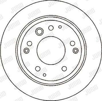 Jurid 561813J-1 - Гальмівний диск autocars.com.ua