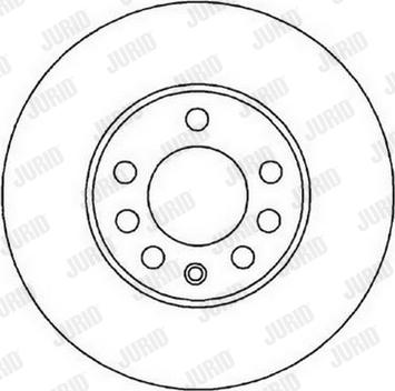 Jurid 561960JC-1 - Гальмівний диск autocars.com.ua