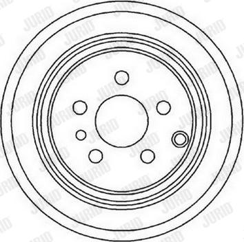 Jurid 561964J - Гальмівний диск autocars.com.ua