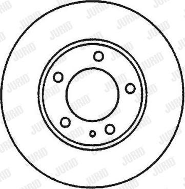 Jurid 561967JC-1 - Гальмівний диск autocars.com.ua