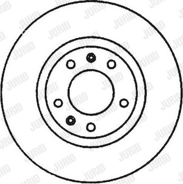 Jurid 561992JC-1 - Гальмівний диск autocars.com.ua