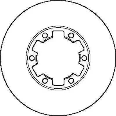 Jurid 561998JC - Гальмівний диск autocars.com.ua