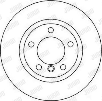 Jurid 562010J - Гальмівний диск autocars.com.ua