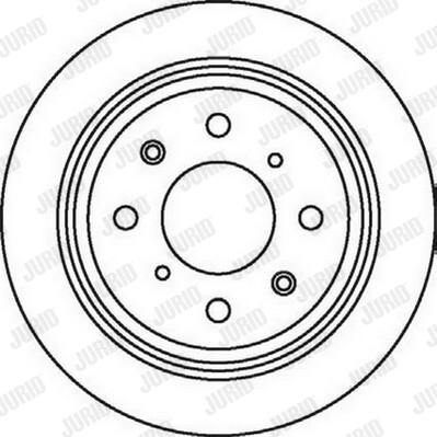 Jurid 562016JC-1 - Гальмівний диск autocars.com.ua