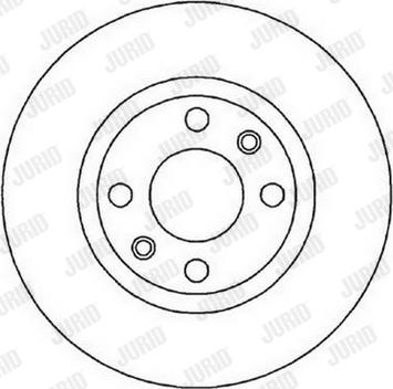 Jurid 562019JC-1 - Гальмівний диск autocars.com.ua