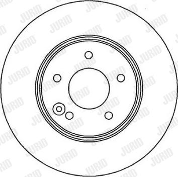 Jurid 562034JC-1 - Гальмівний диск autocars.com.ua