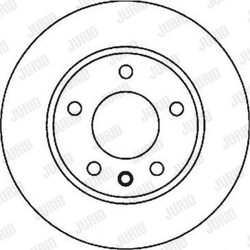 Jurid 562035JC - Гальмівний диск autocars.com.ua