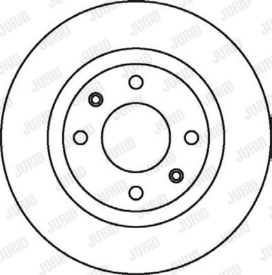 Jurid 562044JC-1 - Гальмівний диск autocars.com.ua