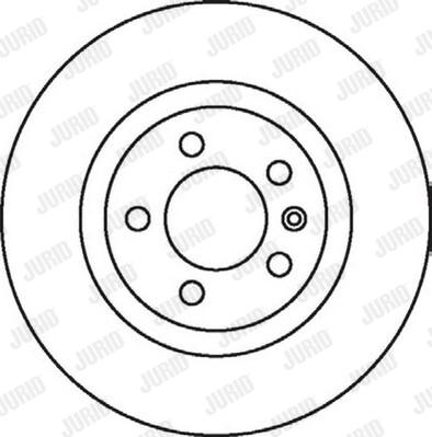 Jurid 562081JC-1 - Гальмівний диск autocars.com.ua