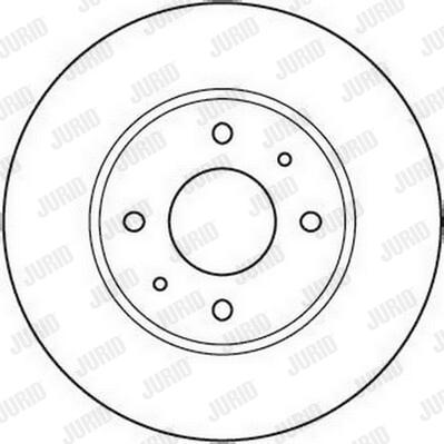 Jurid 562088JC-1 - Гальмівний диск autocars.com.ua