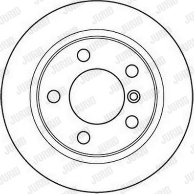 Jurid 562093J - Гальмівний диск autocars.com.ua