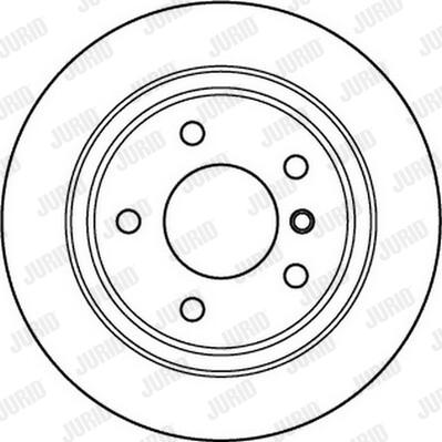 Jurid 562094JC-1 - Гальмівний диск autocars.com.ua