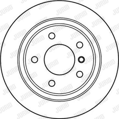 Jurid 562094J - Гальмівний диск autocars.com.ua