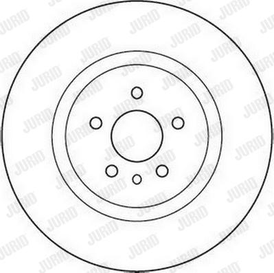 Jurid 562106J - Гальмівний диск autocars.com.ua