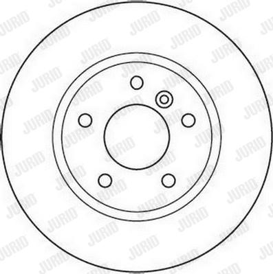 Jurid 562110J - Гальмівний диск autocars.com.ua