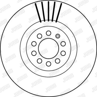 Jurid 562132JC-1 - Тормозной диск autodnr.net
