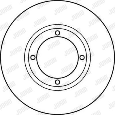 Jurid 562138JC-1 - Гальмівний диск autocars.com.ua