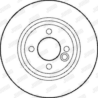 Jurid 562139JC - Гальмівний диск autocars.com.ua