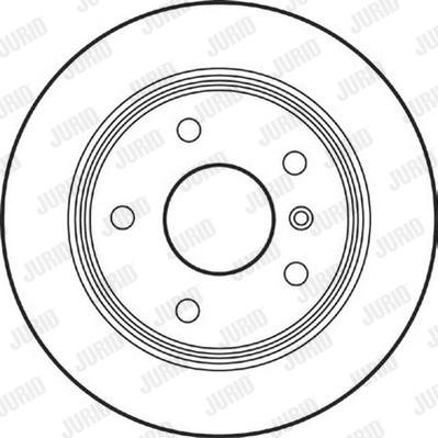 Jurid 562149J - Гальмівний диск autocars.com.ua