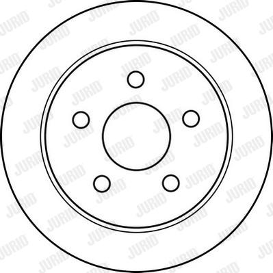 Jurid 562161JC - Тормозной диск avtokuzovplus.com.ua