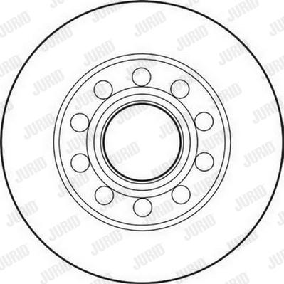 Jurid 562192J - Гальмівний диск autocars.com.ua