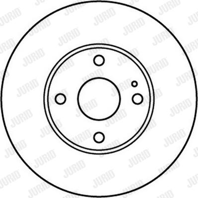 Jurid 562197JC-1 - Гальмівний диск autocars.com.ua