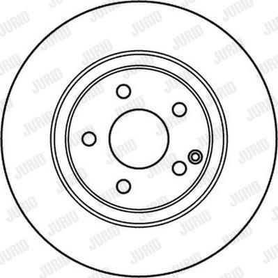 Jurid 562202J - Гальмівний диск autocars.com.ua