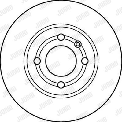 Jurid 562209JC - Гальмівний диск autocars.com.ua