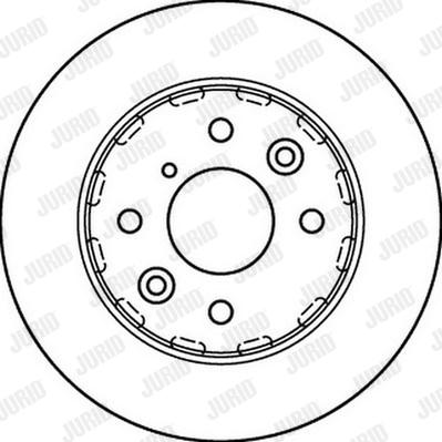 Ferodo DDF854 - Гальмівний диск autocars.com.ua