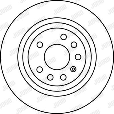 Jurid 562220J - Гальмівний диск autocars.com.ua