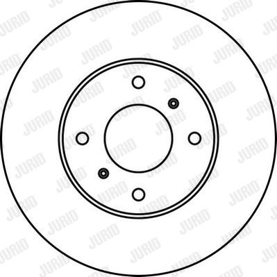 Jurid 562232JC - Гальмівний диск autocars.com.ua