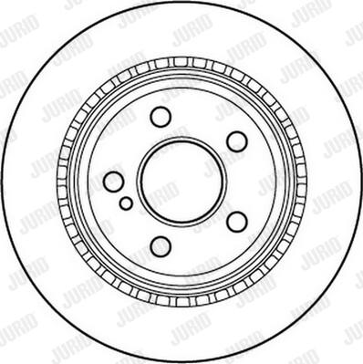 Jurid 562242JC-1 - Тормозной диск avtokuzovplus.com.ua