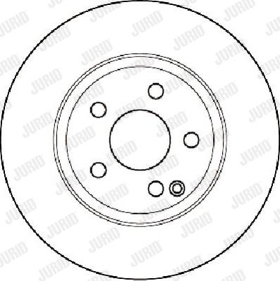 Jurid 562243J - Тормозной диск avtokuzovplus.com.ua