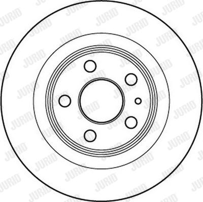 Jurid 562246J - Гальмівний диск autocars.com.ua