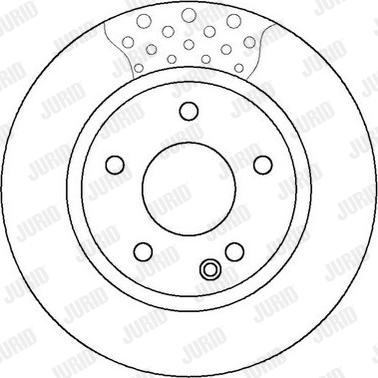 BENDIX 562249 B - Тормозной диск avtokuzovplus.com.ua