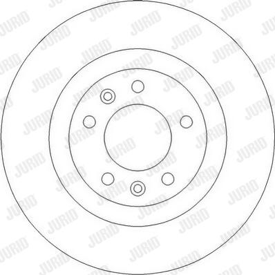 Jurid 562253JC-1 - Тормозной диск avtokuzovplus.com.ua