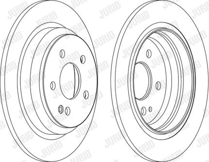 Jurid 562263JC-1 - Гальмівний диск autocars.com.ua